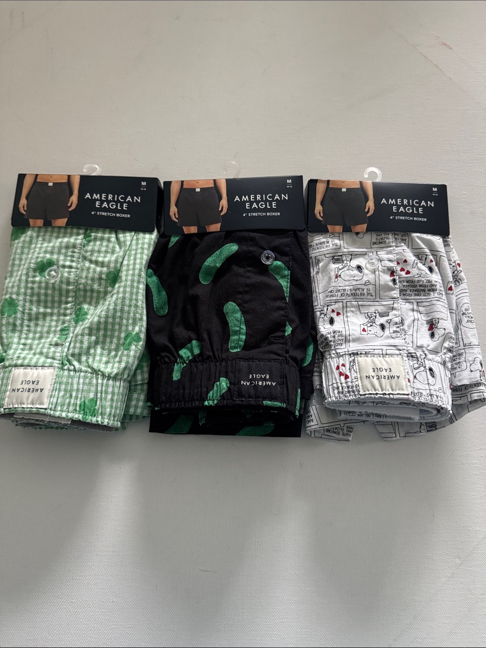 American Eagle Boxers Mens Medium 3 Pack